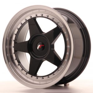 JR Wheels JR6 18x8,5 ET20-40 BLANK Gloss Black w/Machined